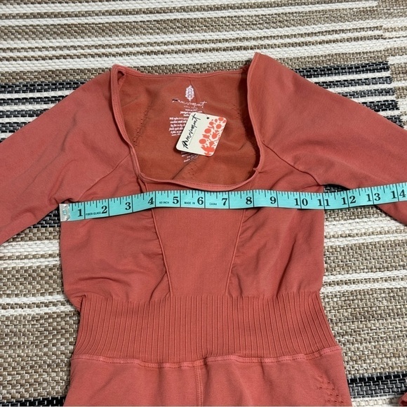 Free People Good Karma‎ Long Sleeve Autumn Leaves Onsies XS/S Women - Picture 10 of 16